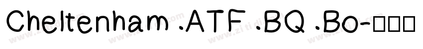 Cheltenham ATF BQ Bo字体转换